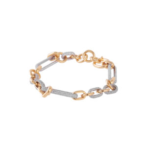 John Najarian Rose Gold Diamond Chain Bracelet