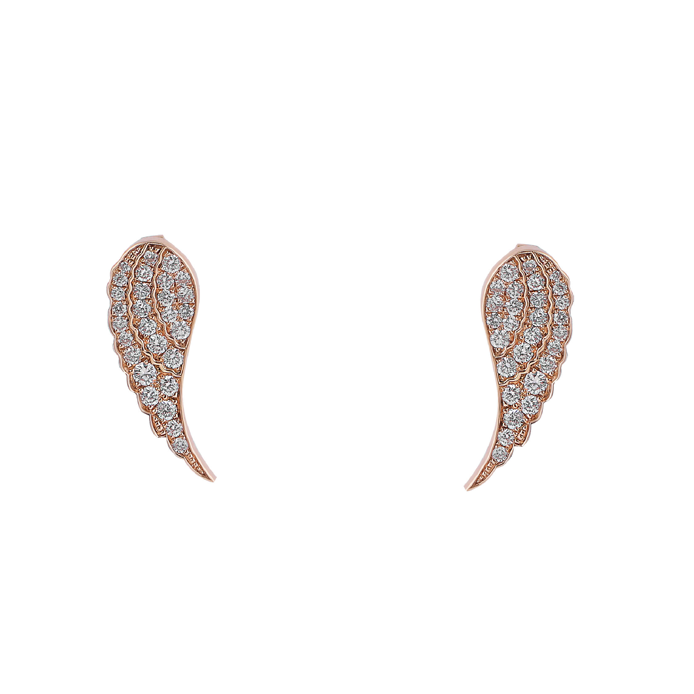 John Najarian Diamond Pave Wing Earring