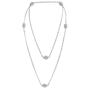 John Najarian Diamond Pave Separators And By The Yard Necklace
