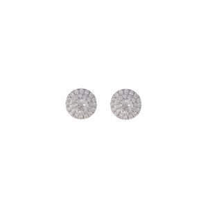 Round Diamond Pave Studs