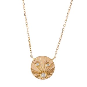 Three Round Diamond Pendant